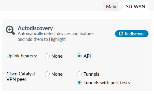 SD-WAN Tab Viptela